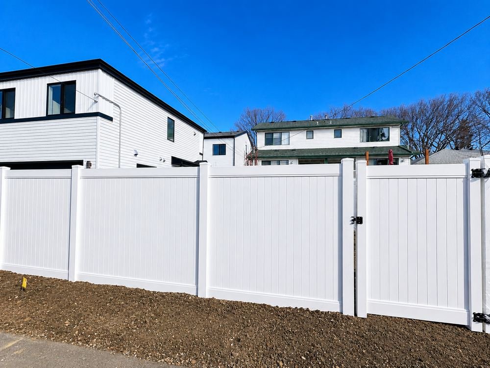 Fence with walk gate