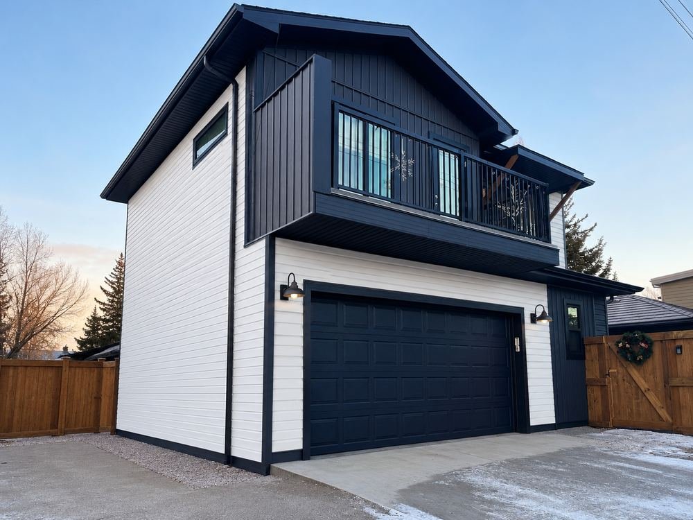 Two-storey garage suite