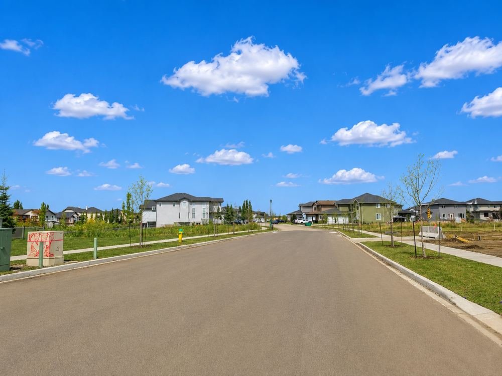 New subdivision street