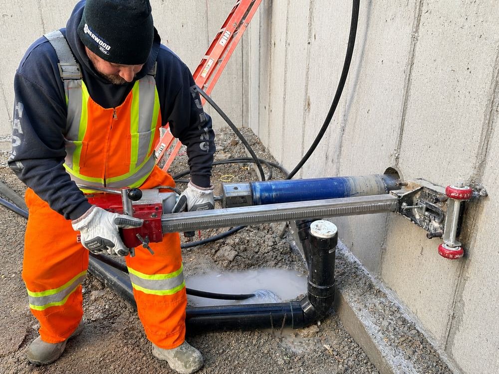 Plumbing rough-in