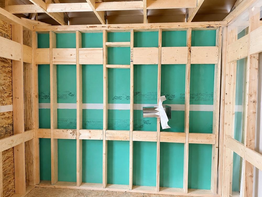 Wall sheathing and insulation