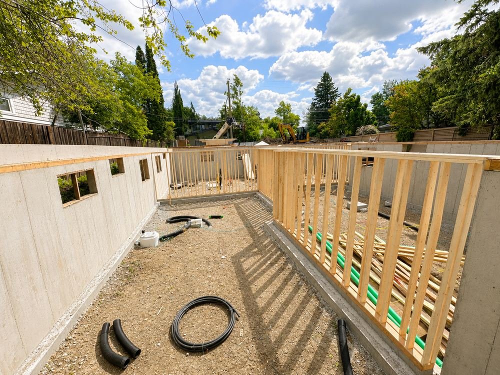 Main floor framing