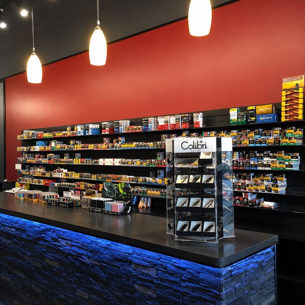 Retail interior — sales counter and millwork